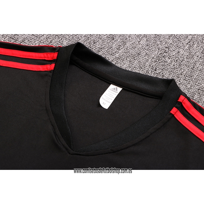 Chandal del Manchester United 22-23 Manga Corta Negro
